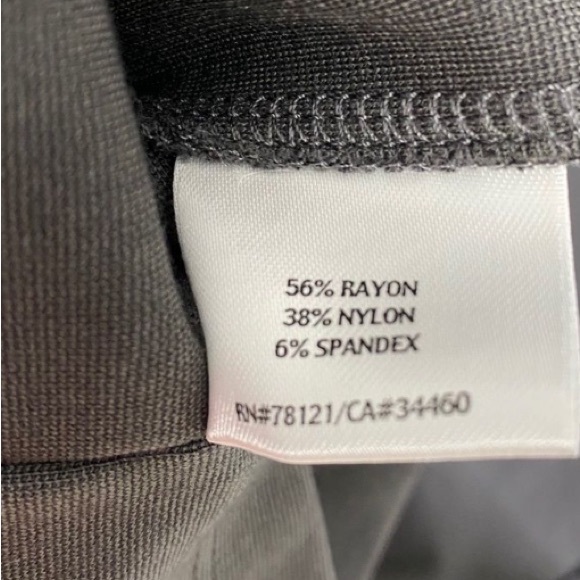 Eileen Fisher Pants Wide Leg Stretch Pull On Pants Gray Small Rayon - Picture 15 of 16